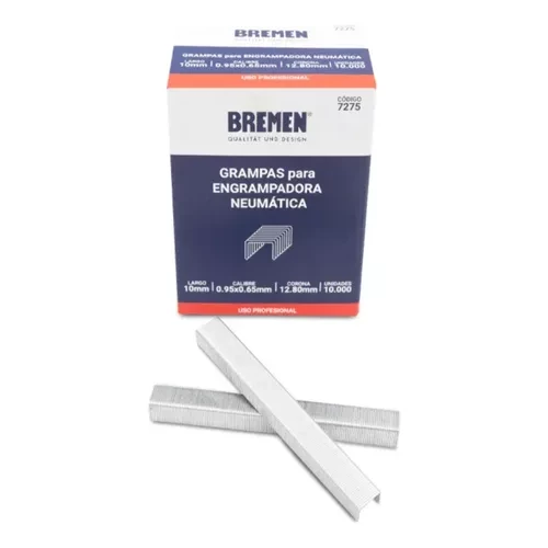 GRAMPAS BREMEN 10MM *12.8 MM 10.000 UNIDADES  7275