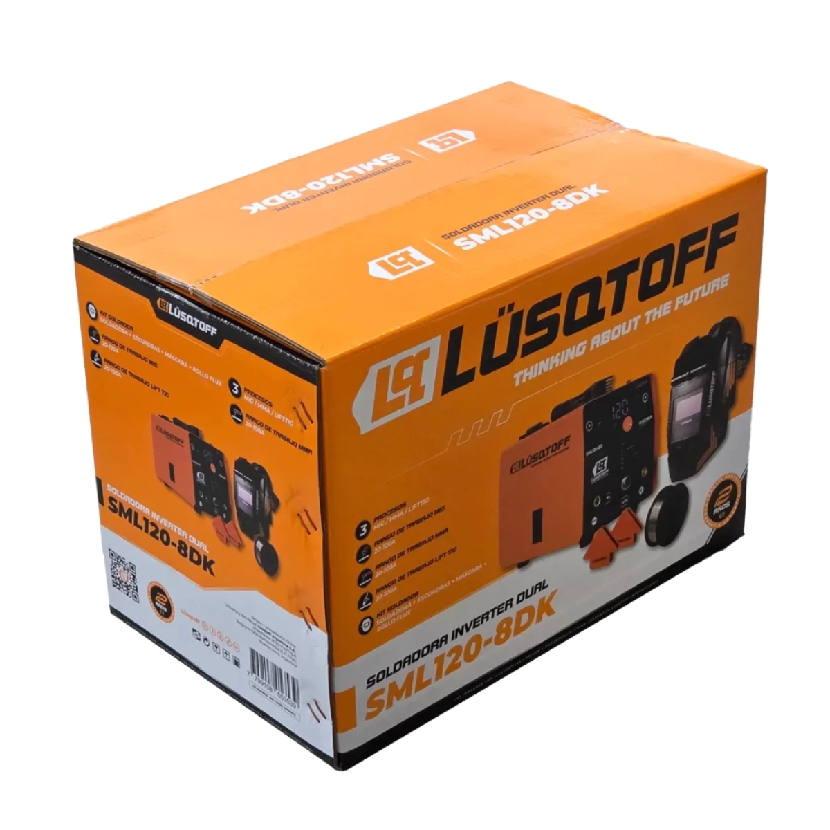 SOLDADORA MIG/MMA LUSQTOFF SML120-8DK C/MASC Y KIT